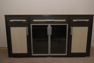 Трехсекционный комод 163 см «Quadro»