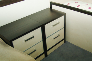 Прикроватная тумба с 2-мя ящиками 47 см «Next»