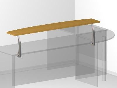 Настольная полка для офиса - 160х30х2,5 см - «Visa Style»
