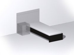 Схема размещения: 8002 Кровать Comfort Next