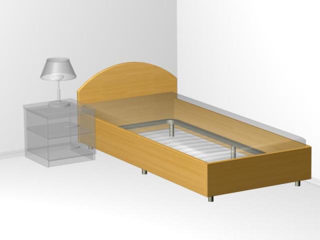 Схема размещения: 4012 Кровать Comfort Standart