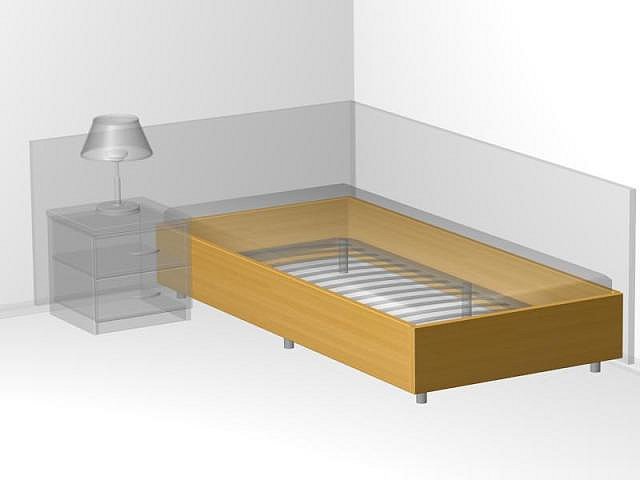 Схема размещения: 4002 Кровать Comfort Standart